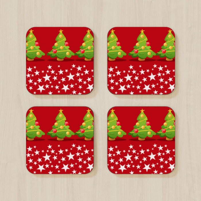 Coasters - Christmas Trees - printonitshop