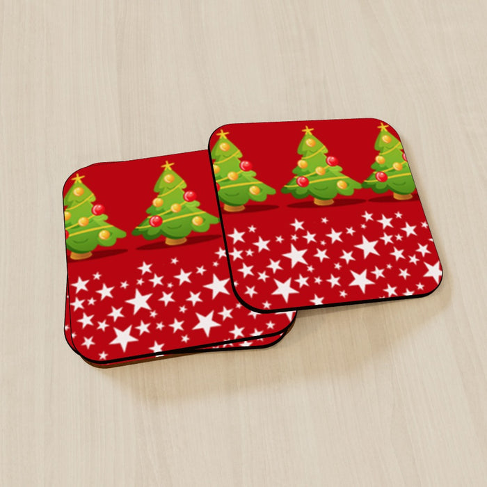 Coasters - Christmas Trees - printonitshop