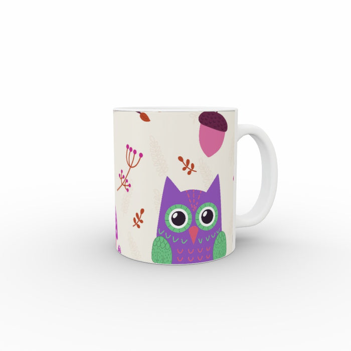 11oz Ceramic Mug - Owl Friends - printonitshop