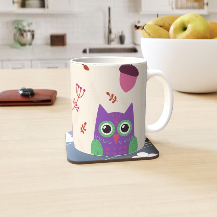 11oz Ceramic Mug - Owl Friends - printonitshop