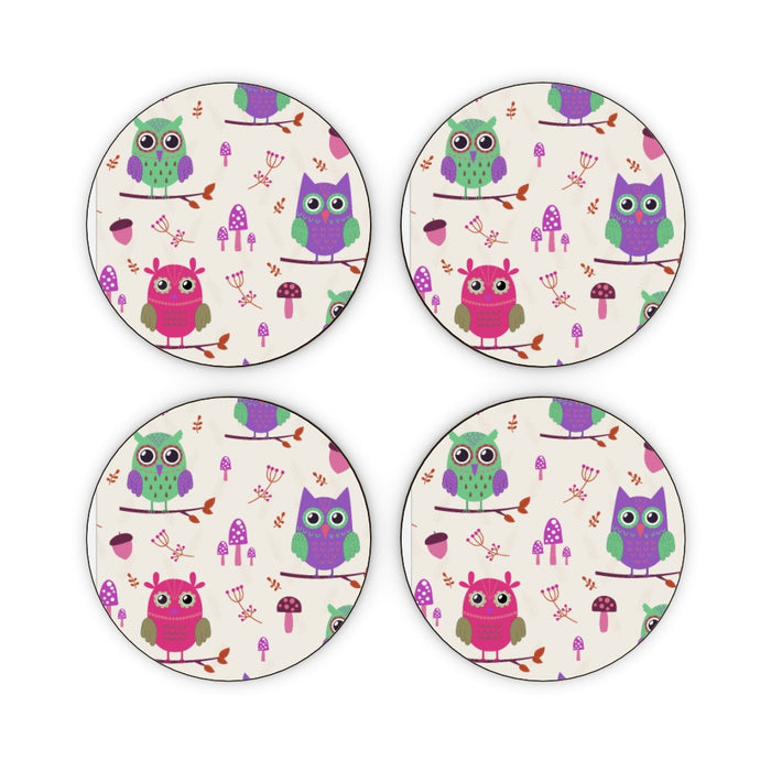 Coasters - Owl Friends - printonitshop