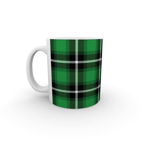 11oz Ceramic Mug - Textured Fabric Green - printonitshop