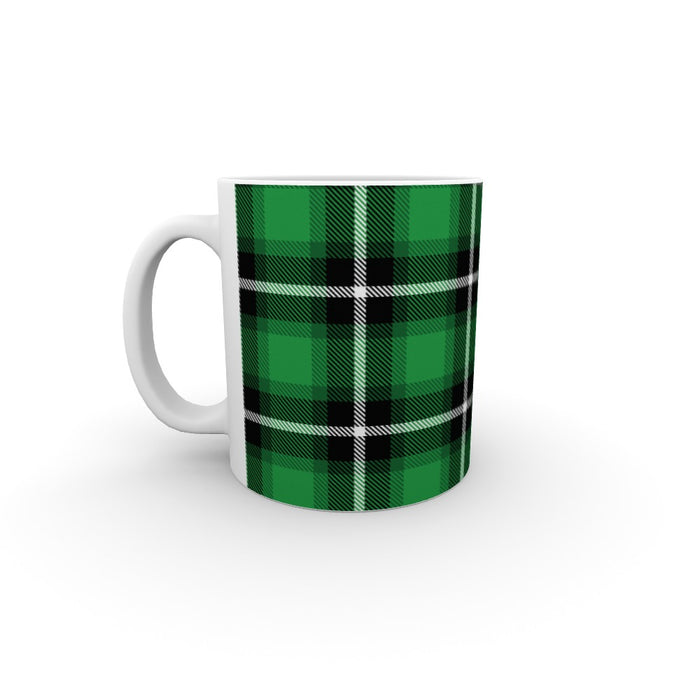 11oz Ceramic Mug - Textured Fabric Green - printonitshop