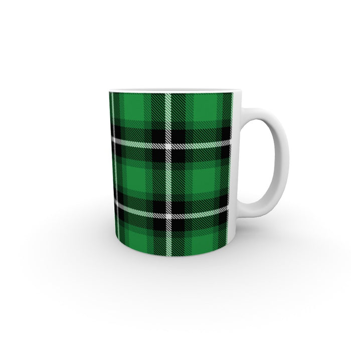 11oz Ceramic Mug - Textured Fabric Green - printonitshop