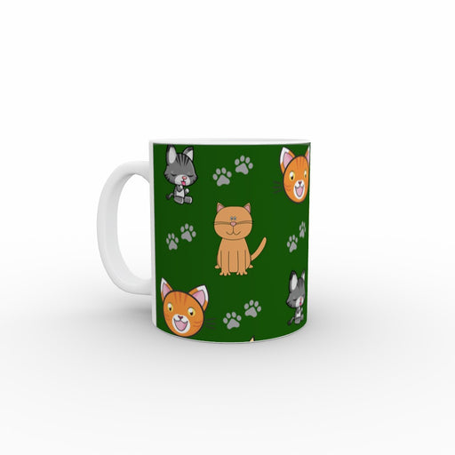 11oz Ceramic Mug - Cat Friends - printonitshop