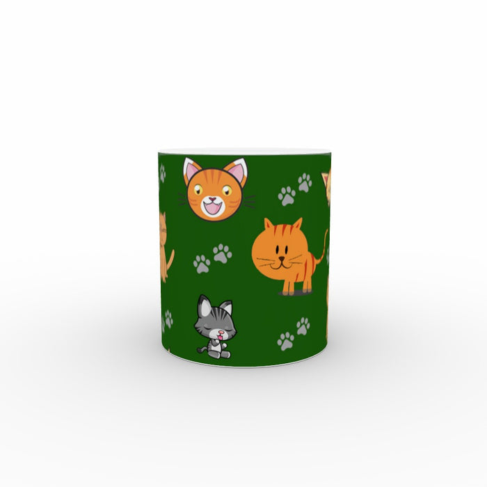 11oz Ceramic Mug - Cat Friends - printonitshop