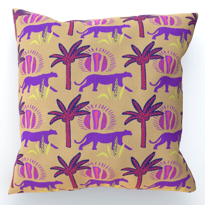 Cushion - Purple Panther - printonitshop