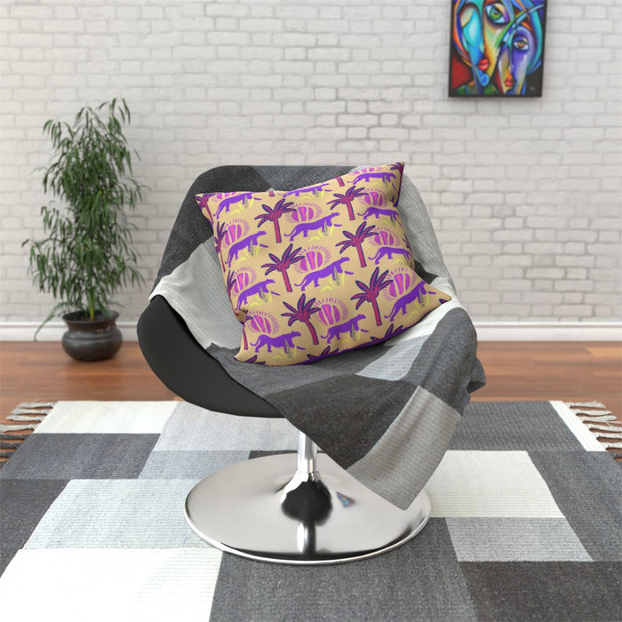 Cushion - Purple Panther - printonitshop