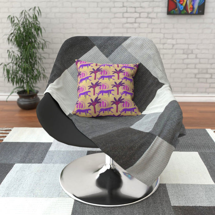 Cushion - Purple Panther - printonitshop