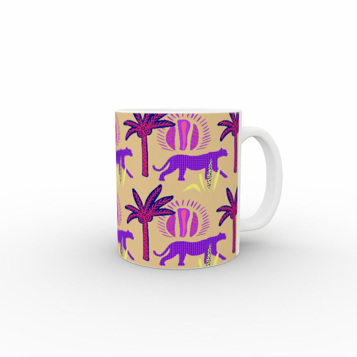 11oz Ceramic Mug - Purple Panthers - printonitshop