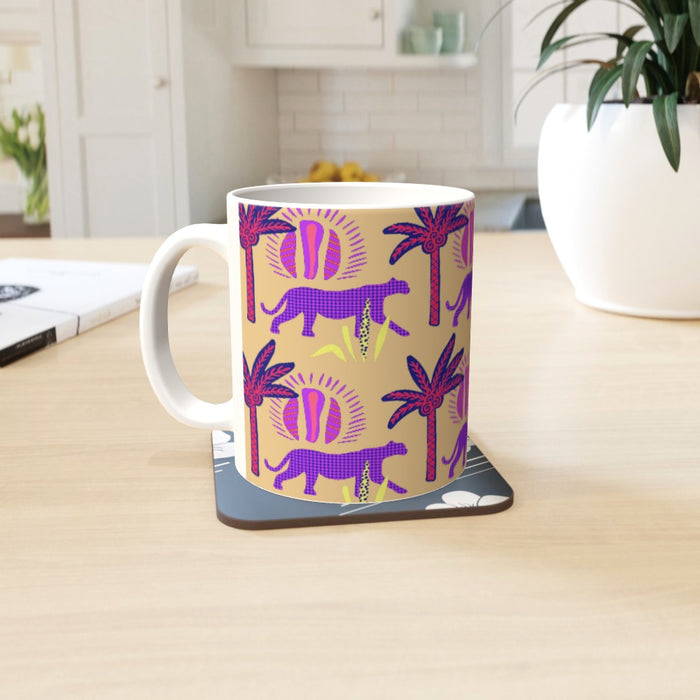 11oz Ceramic Mug - Purple Panthers - printonitshop