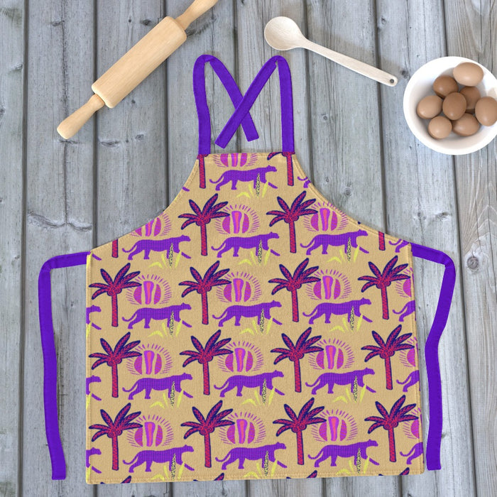 Apron - Purple Panthers - printonitshop