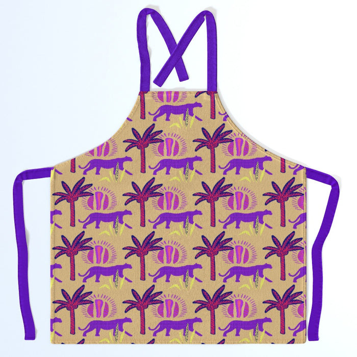 Apron - Purple Panthers - printonitshop