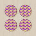 Coasters - Purple Panthers - printonitshop