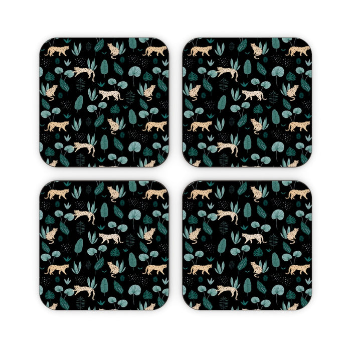 Coasters - Lazy Leopard - printonitshop