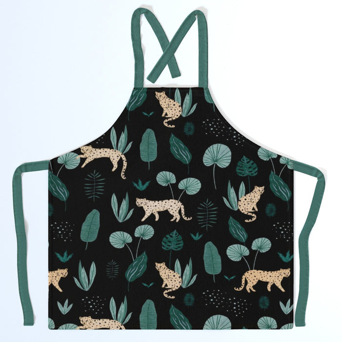 Apron - Lazy Leopard - printonitshop