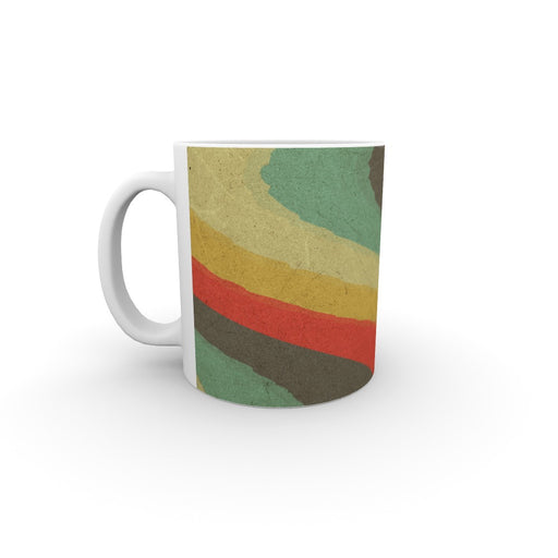 11oz Ceramic Mug - Textured Retro - printonitshop