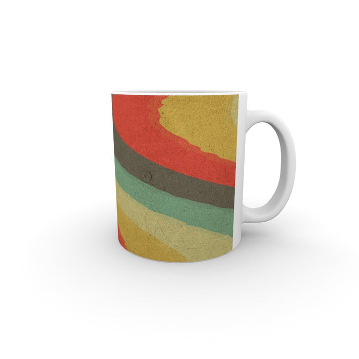 11oz Ceramic Mug - Textured Retro - printonitshop