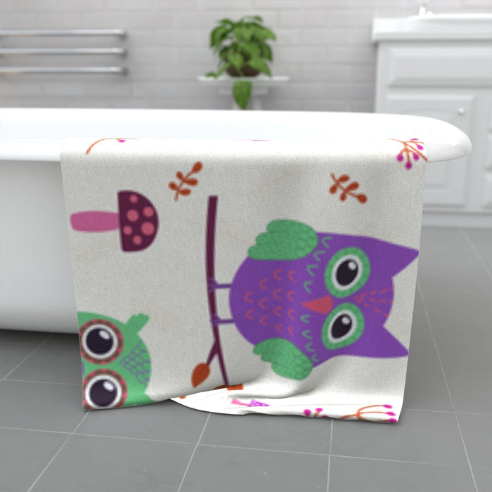 Towel - Owl Friends - Print On It