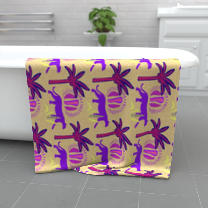 Towel - Purple Panther - Print On It