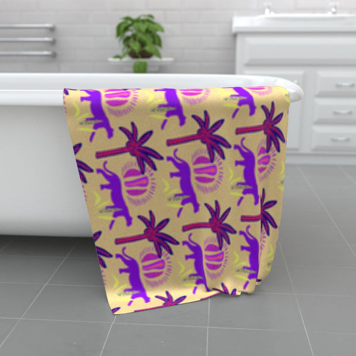 Towel - Purple Panther - Print On It