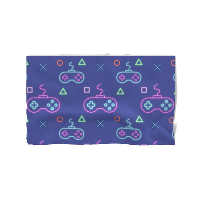 Towel - Gaming Neon Light Purple - Print On It