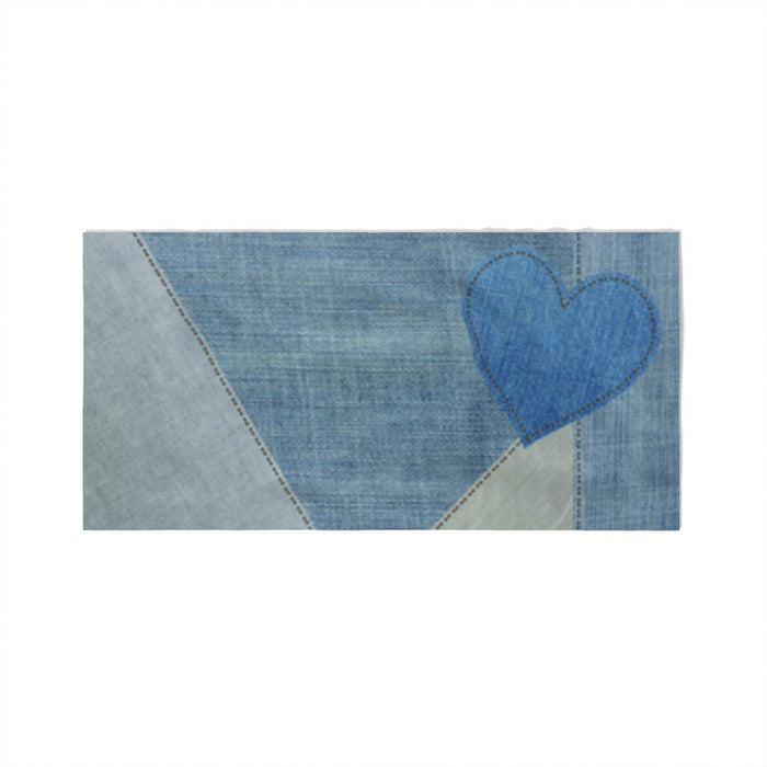 Towel - Denim Heart - Print On It