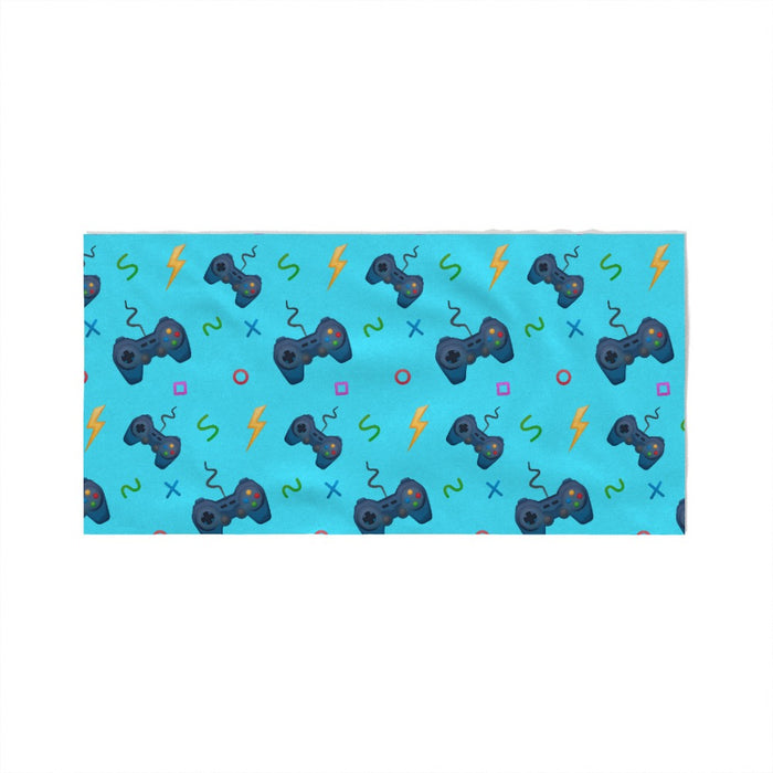 Towel - Pale Blue Gaming - Print On It