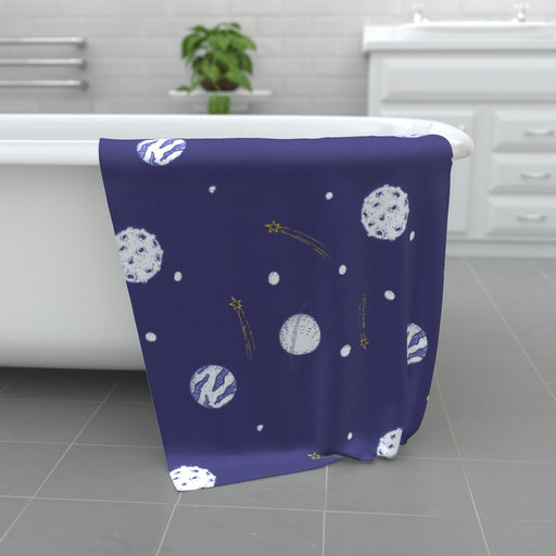 Towel - Planets Blue - Print On It