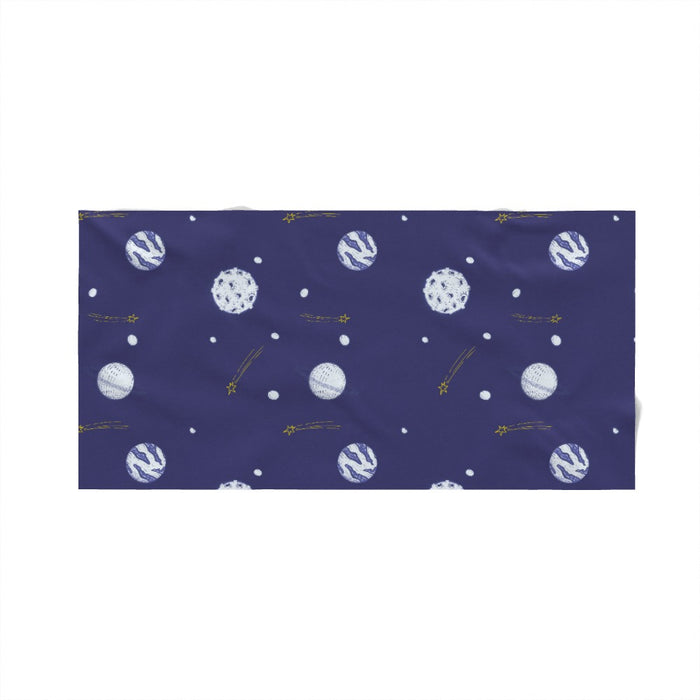 Towel - Planets Blue - Print On It