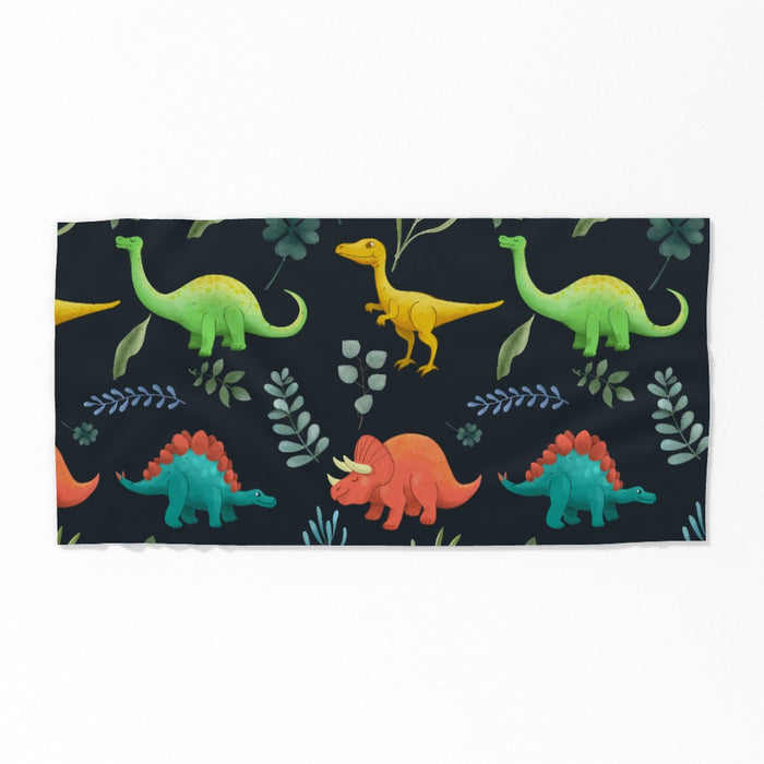 Towel - Dino Dark - Print On It