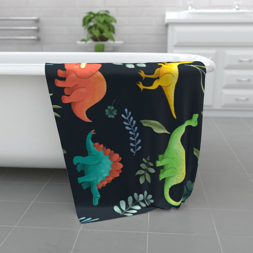 Towel - Dino Dark - Print On It