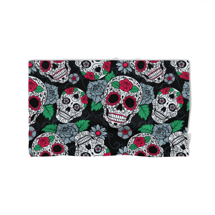 Towel - Skulls and Roses - Print On It