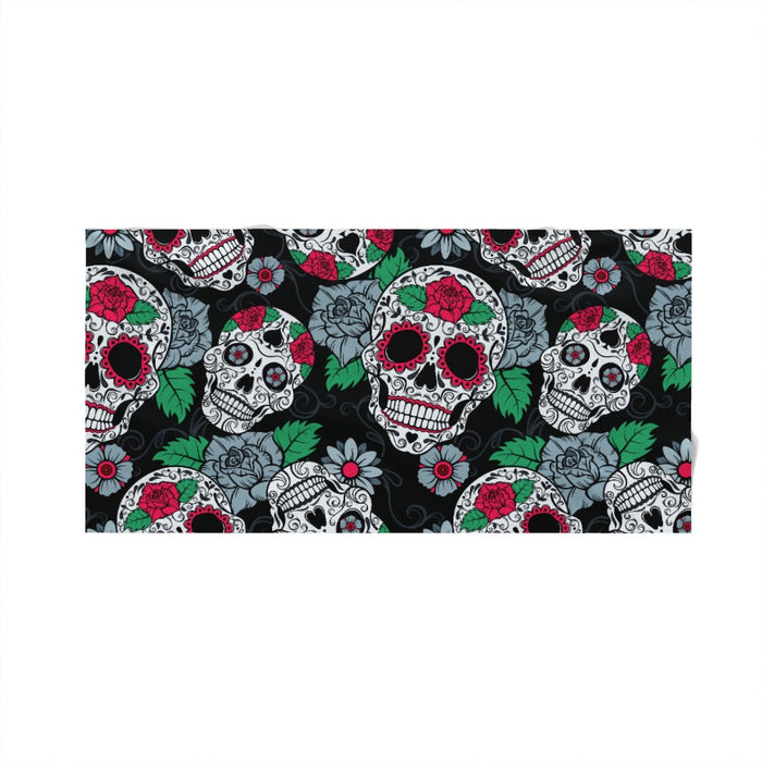 Towel - Skulls and Roses - Print On It