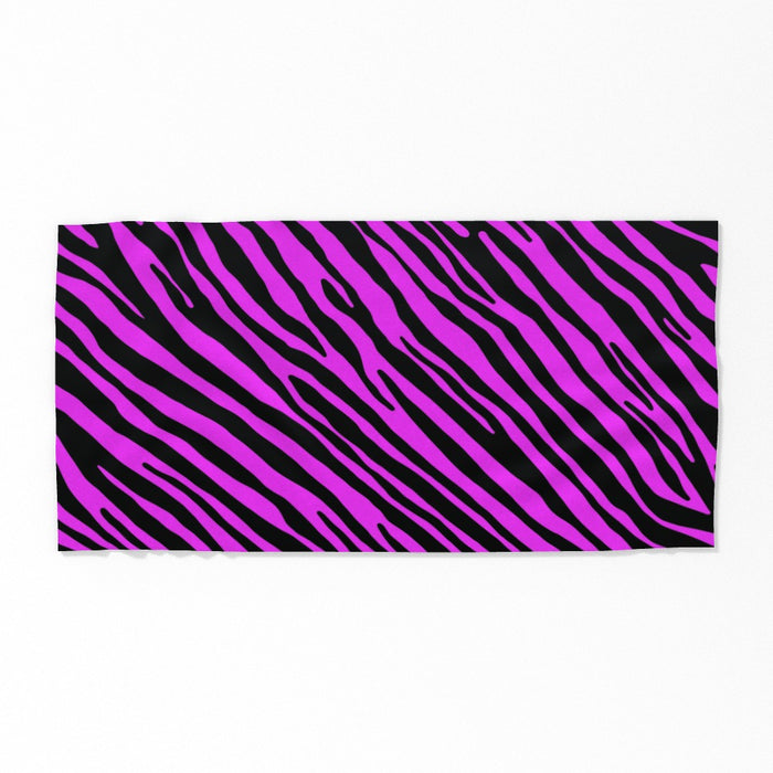 Towel - Pink Zebra - Print On It