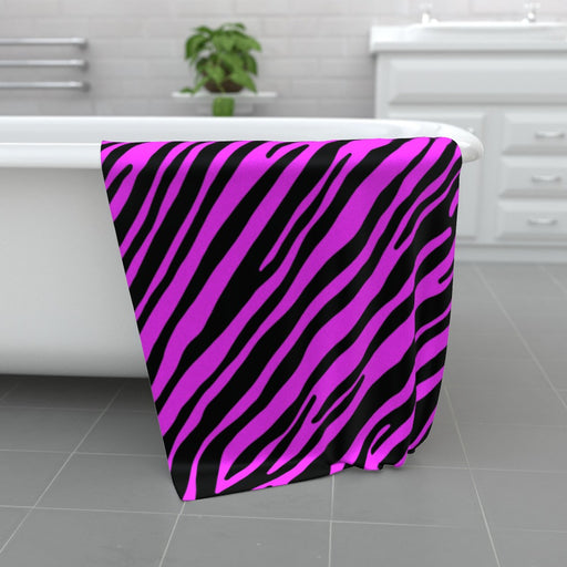 Towel - Pink Zebra - Print On It