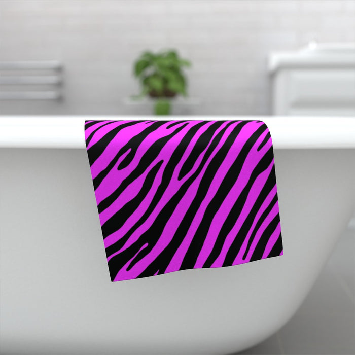 Towel - Pink Zebra - Print On It