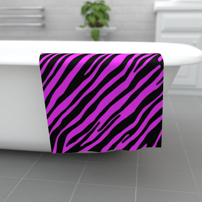 Towel - Pink Zebra - Print On It