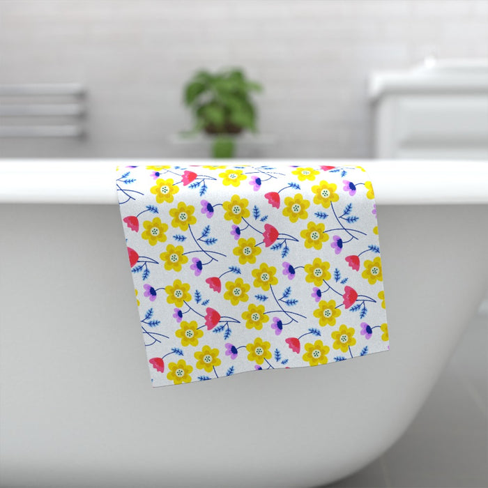 Towel - Yellow Flowers - Print On It