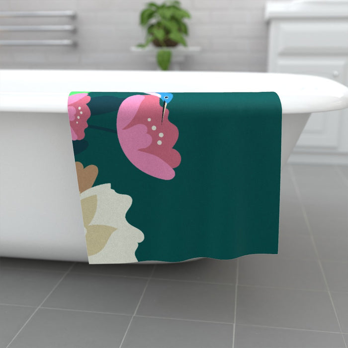 Towel - Floral Bird - Print On It