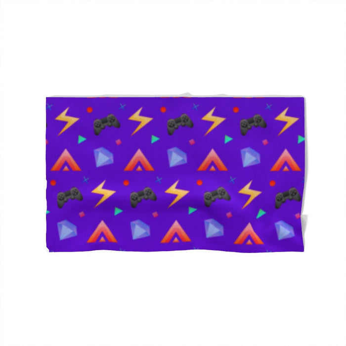 Towel - Gamers Play Purple - Print On It