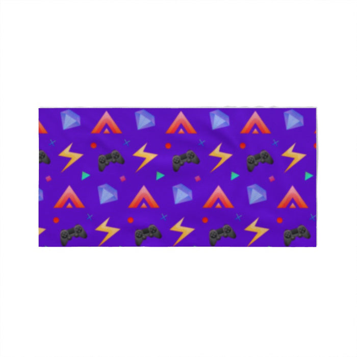 Towel - Gamers Play Purple - Print On It