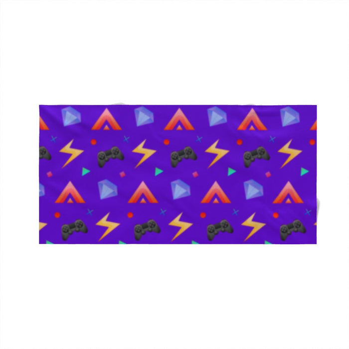 Towel - Gamers Play Purple - Print On It