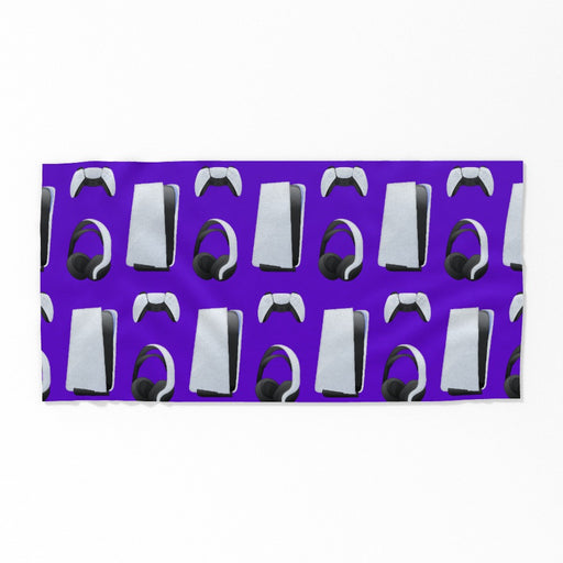 Towel - PS New Gaming Purple - Print On It