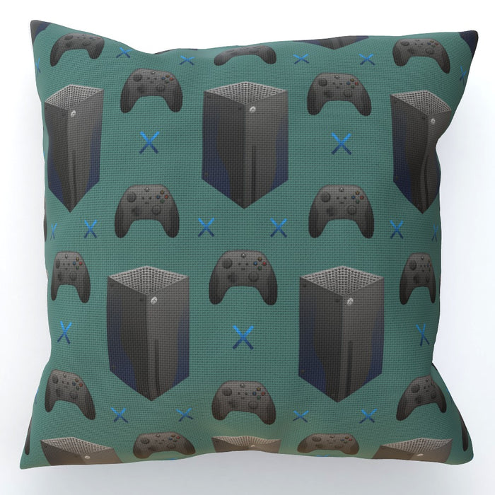 Cushion - X Boxing Green - printonitshop