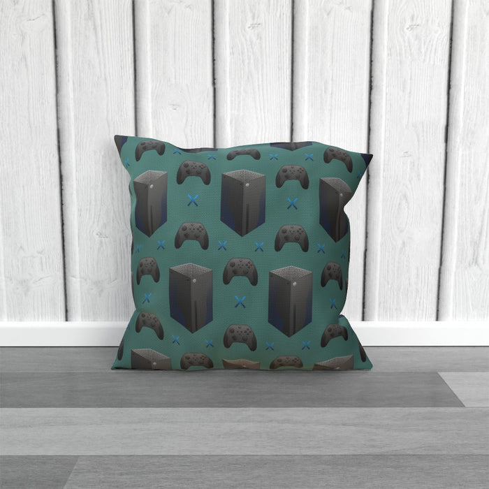 Cushion - X Boxing Green - printonitshop