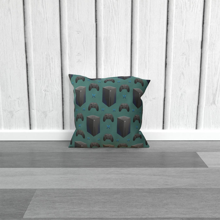 Cushion - X Boxing Green - printonitshop