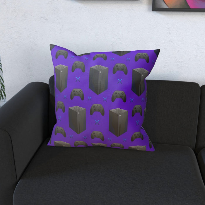 Cushion - X Boxing Purple - printonitshop