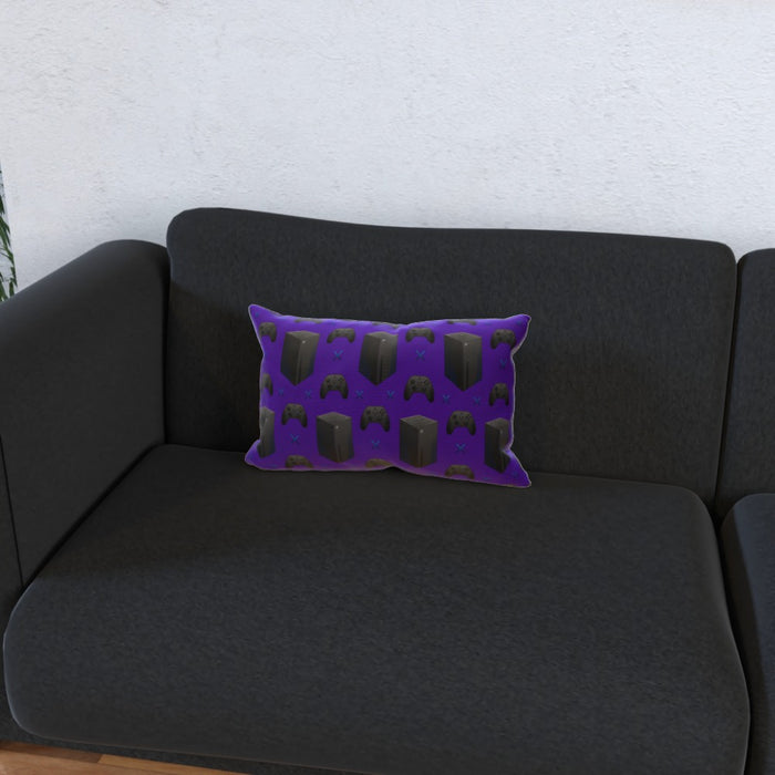 Cushion - X Boxing Purple - printonitshop