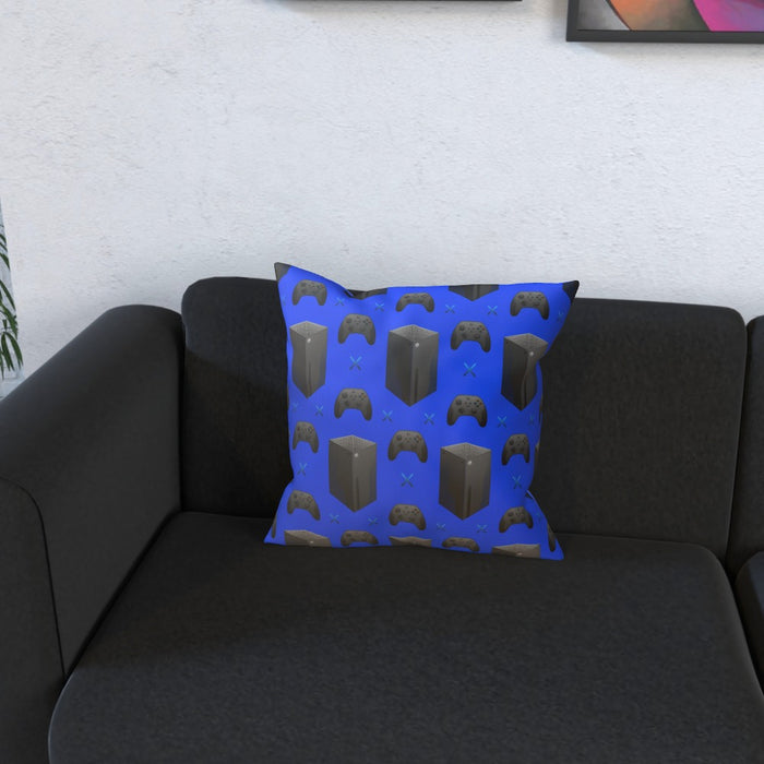 Cushion - X Boxing Blue - printonitshop